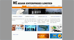 Desktop Screenshot of kesarindia.com